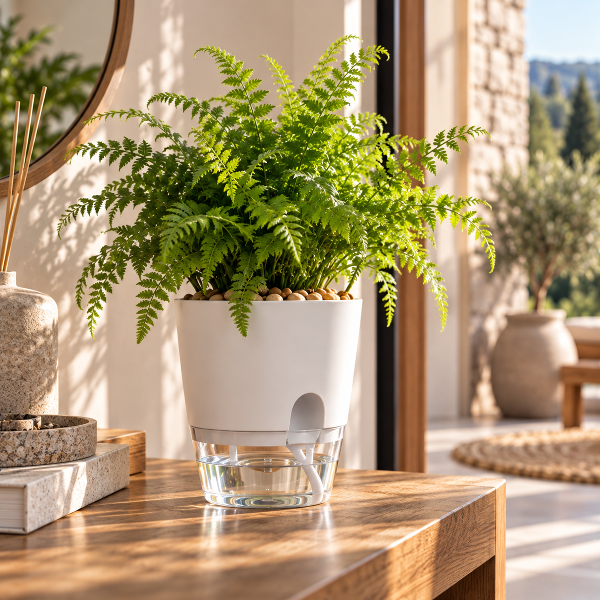 Pot Auto-Irrigant LIVORIA — Design Européen Premium