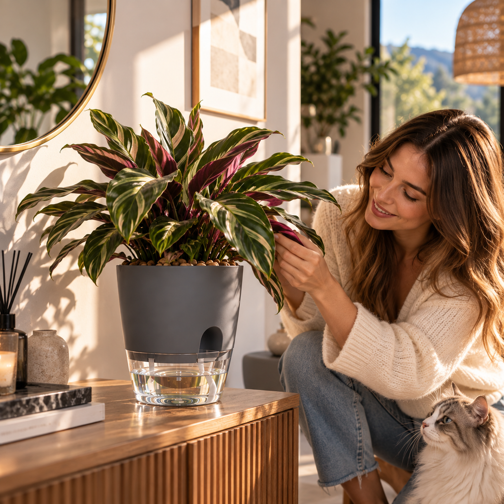 Pot Auto-Irrigant LIVORIA — Design Européen Premium